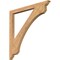 Ekena Millwork Legacy Traditional Smooth Bracket, Western Red Cedar, 3 1/2"W x 48"D x 48"H BKT04X48X48LEC01SWR - alternate 1